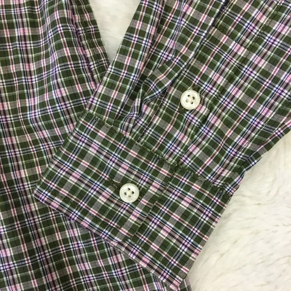 Ralph Lauren Boy Check Button Down Shirt Size 5 - Picture 5 of 8